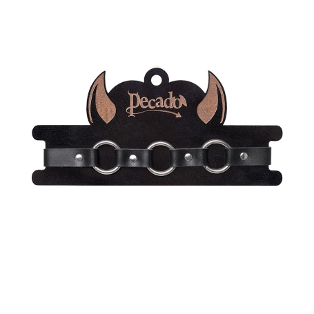 Чокер-ошейник из кожи Pecado 03121