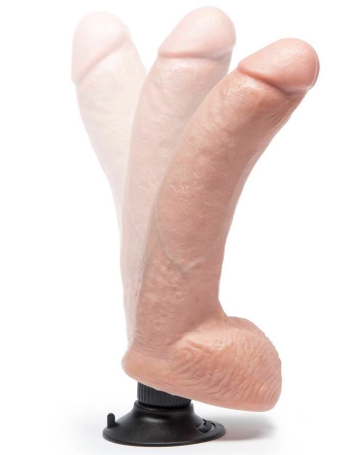 Фаллос-вибратор 9" Vibrating Cock with Balls