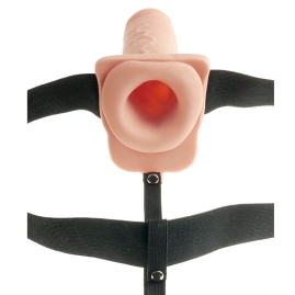 Страпон полый Pipedream 7" Hollow Rechargeable